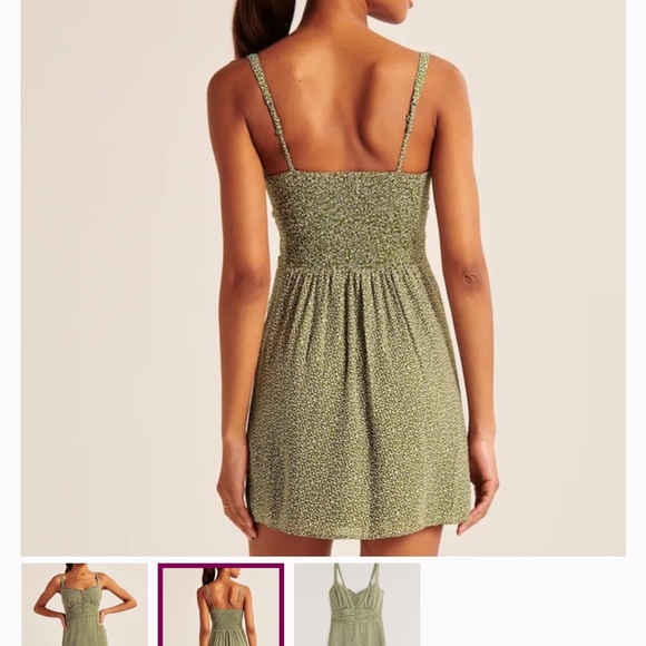 Abercrombie green dress - Picture 2 of 4